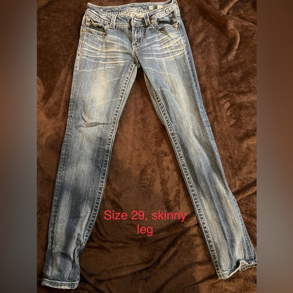 Size 29 Miss Me Skinny Jeans